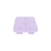 4-Cavity Square Silicone Ice Cube Tray Mold
